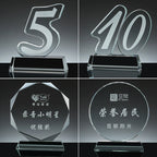 Customized Crystal Glass Trophy Laser Engraved Blank Crystal Award Trophy-62款水晶奖杯