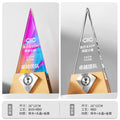 K9 Crystal Award Tower Star Crystal Trophy-1-01款金属实木奖杯