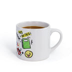 Personalized Eco-Friendly 6oz Ceramic Durable White Coffee Mug-6oz白杯