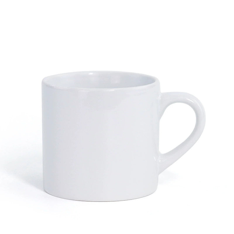 Personalized Eco-Friendly 6oz Ceramic Durable White Coffee Mug-6oz白杯