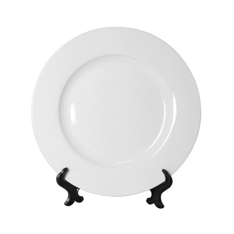 10 Inch Plain White Ceramic Serving Plates Tableware-10寸白盘
