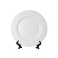 8 Inch Plain White Ceramic Dinner Plates for Home Dining-8寸白盘