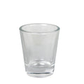 1.5oz transparent White Cup Sublimation Heat Transfer Glass Cup