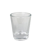 1.5oz transparent White Cup Sublimation Heat Transfer Glass Cup