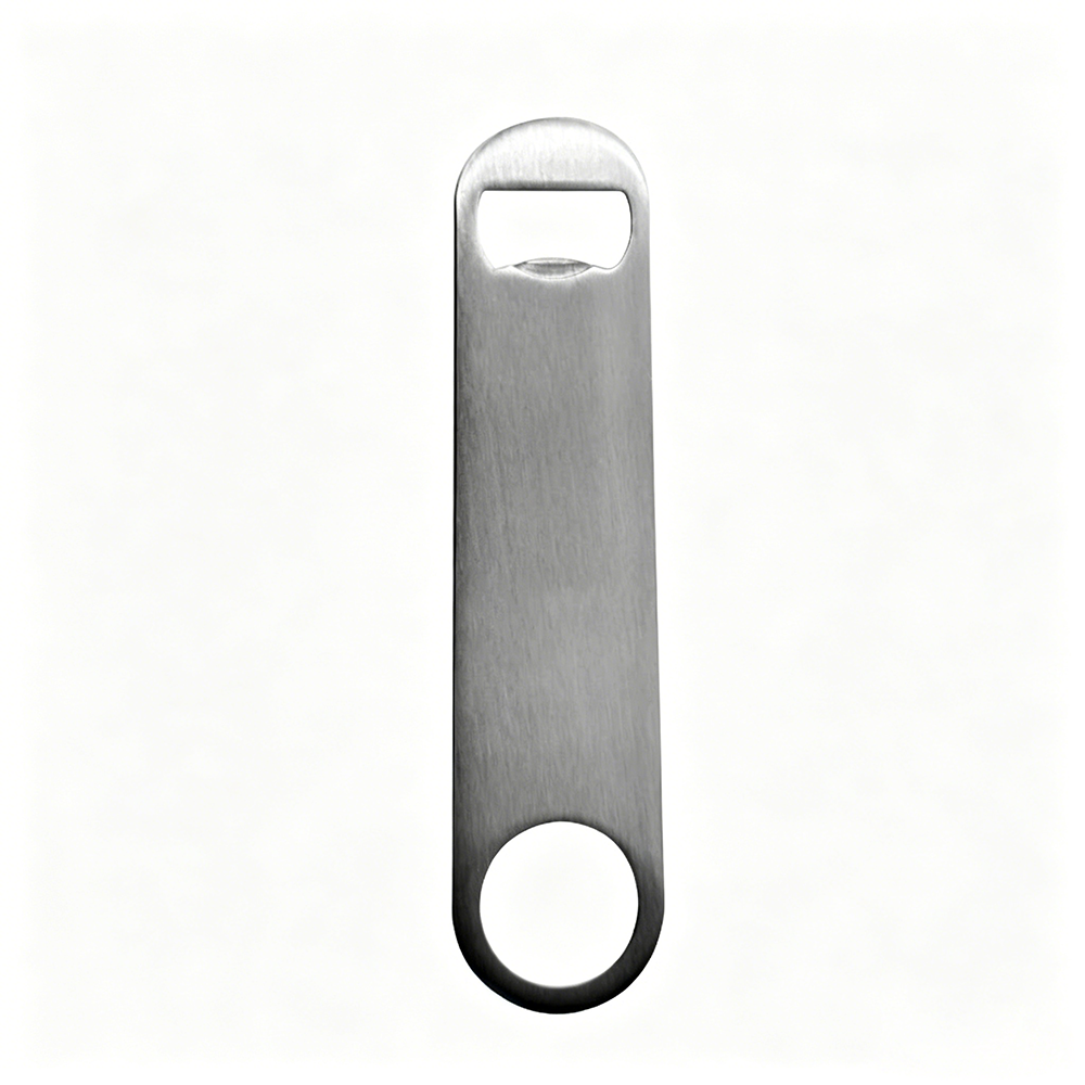 Long Bar Silver Stainless Steel Beer Bottle Opener-银色不锈钢开瓶器（长条状）