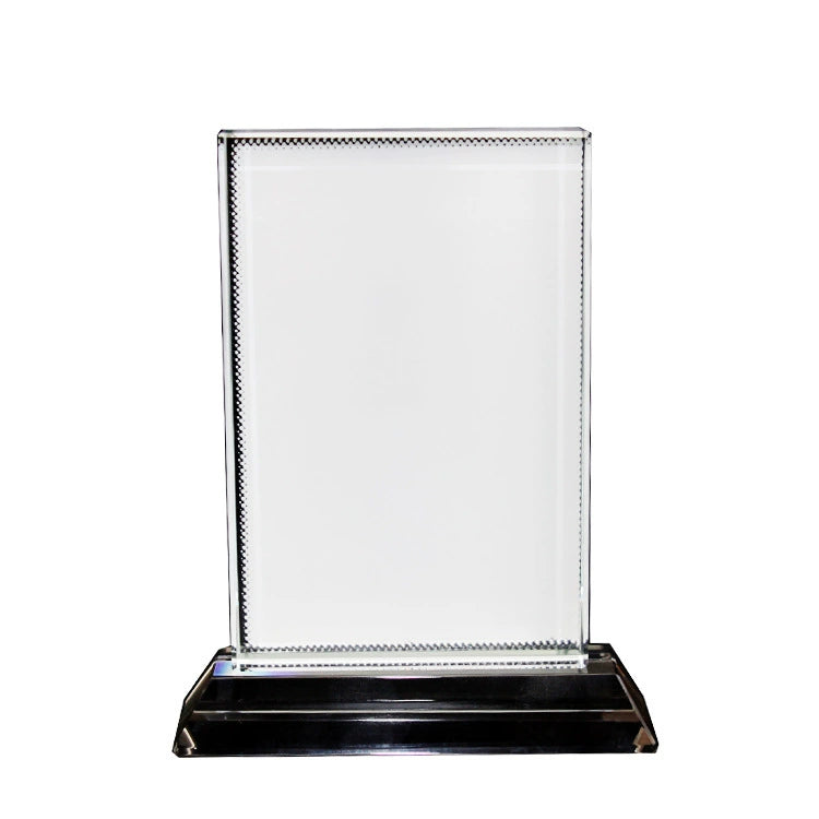 Vertical T-Shape Coated Crystal Upright T Crystal for Custom Trophy Decor-竖T涂层水晶