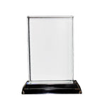 Vertical T-Shape Coated Crystal Upright T Crystal for Custom Trophy Decor-竖T涂层水晶