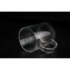 11oz Glass Transparency Cup Sublimation Glass Mug with Good Sublimation Coating