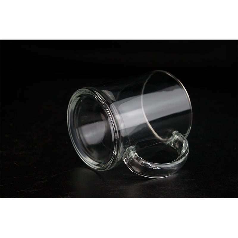11oz Glass Transparency Cup Sublimation Glass Mug with Good Sublimation Coating