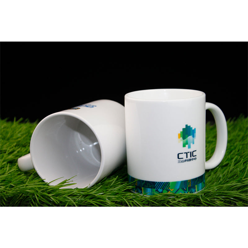 11 oz White mug Ceramic Gift Mugs Heat-Transfer Sublimation Cup