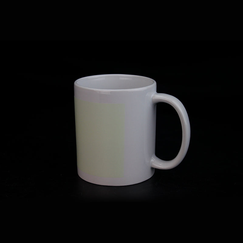 11oz China Luminous Glow in the Dark Sublimation Glowing in Night Luminous White Mug