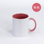 11oz Porcelain Modern Double Colorful Sublimated Custom Pattern Mug-11oz内彩彩把杯