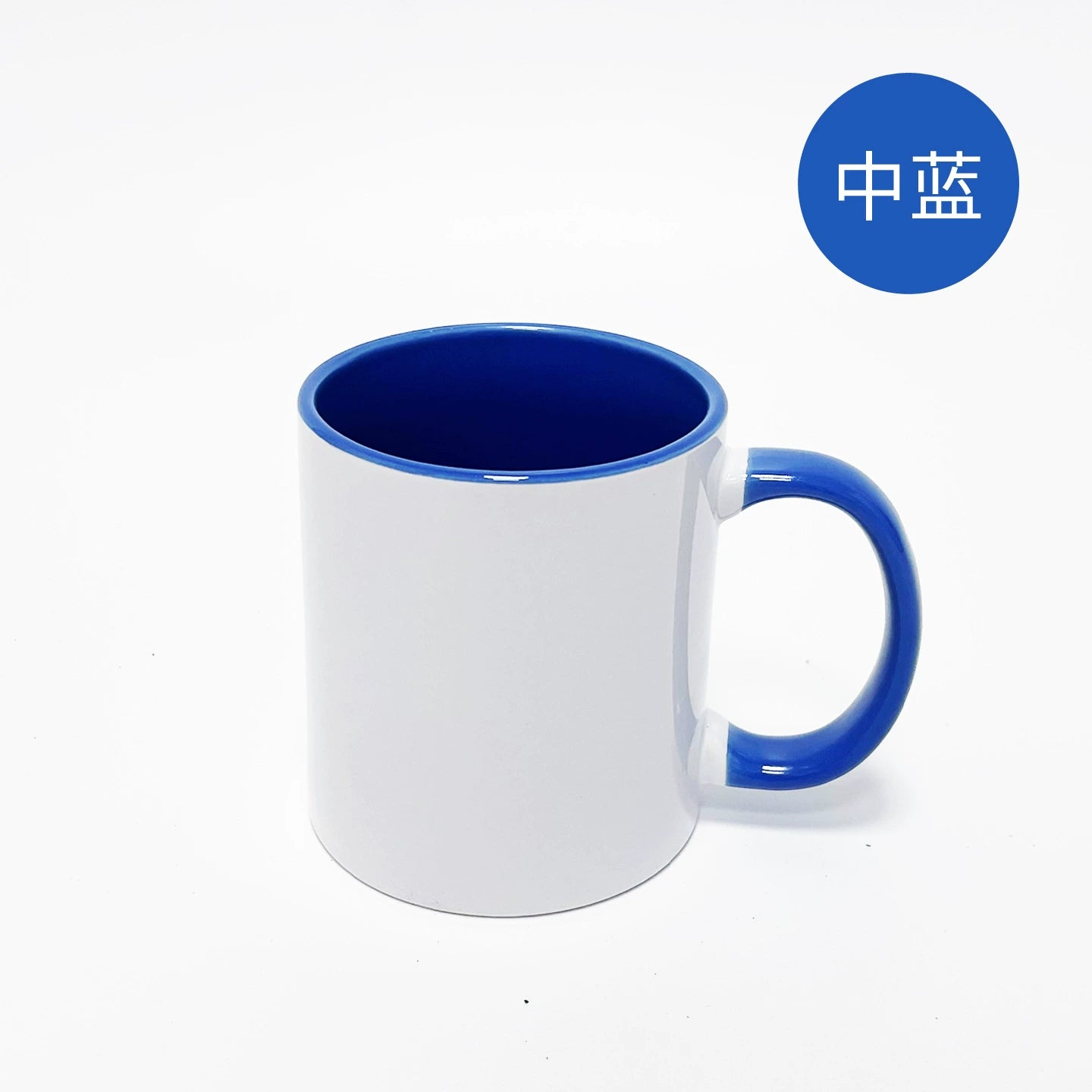 11oz Porcelain Modern Double Colorful Sublimated Custom Pattern Mug-11oz内彩彩把杯