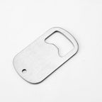 Dog Tag Shaped Silver Stainless Steel Bottle Opener-银色不锈钢开瓶器（狗牌状）