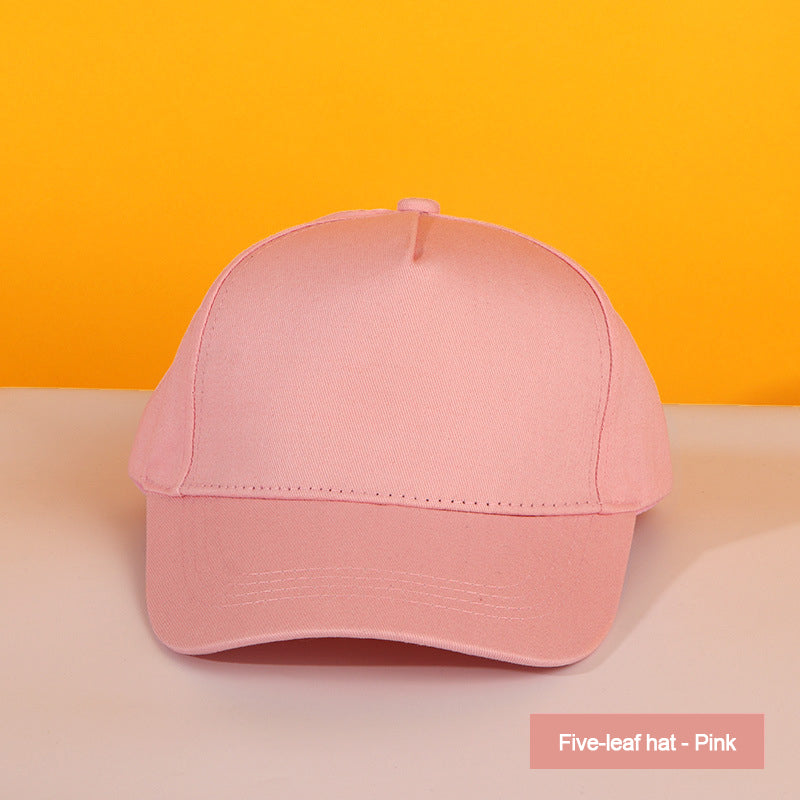Heat transfer pure cotton five-panel baseball cap
