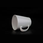 Wholesale 12oz Conical Sublimation Latte Ceramic Mug Orca Coatings