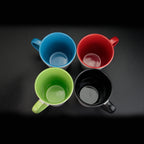 Wholesale 12oz Double Color Cup Sublimation Blanks Ceramic Coffee Latte Mugs