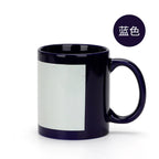 11oz Ceramic Heat Press Cup Sublimation Luminous Magic Mugs-11oz全彩方形夜光杯