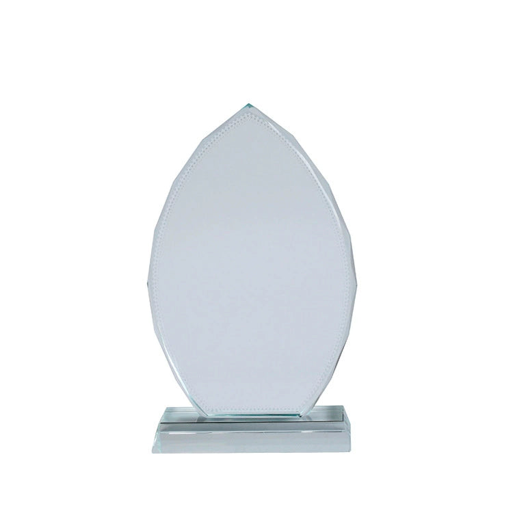 Peach Leaf Shaped Coated Crystal Heart Leaf Crystal for Decor & Gift-桃形叶子涂层水晶