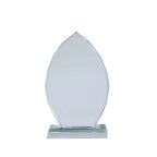 Peach Leaf Shaped Coated Crystal Heart Leaf Crystal for Decor & Gift-桃形叶子涂层水晶