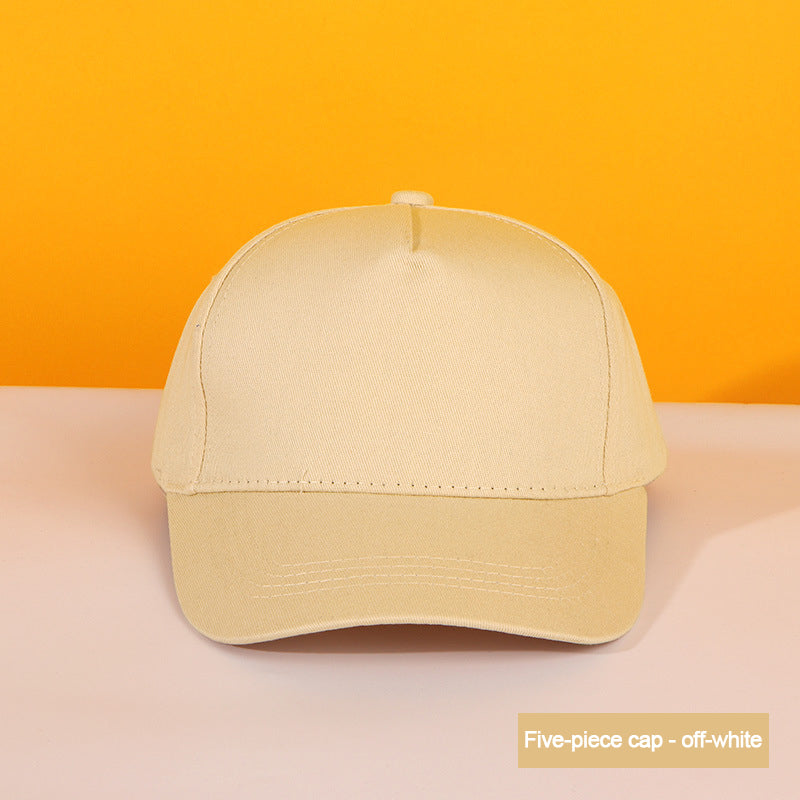 Heat transfer pure cotton five-panel baseball cap