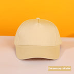 Heat transfer pure cotton five-panel baseball cap