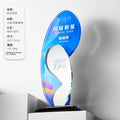Custom Creative Annual Meeting Staff Award Trophy Employee Business Craft Trophy-14-14款镜面水晶奖杯