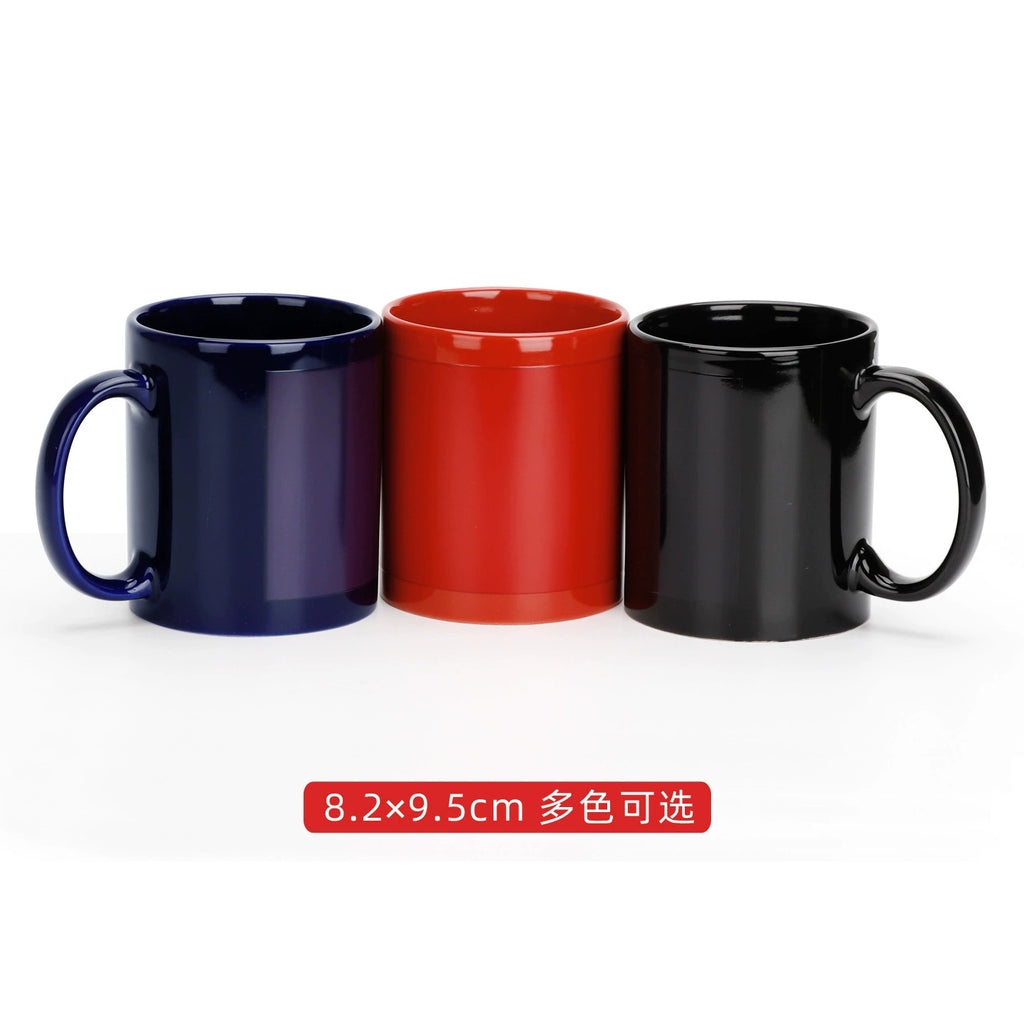 11oz Porcelain Sublimation Heat Sensitive Magic Color Changing Coffee Mug-11oz全彩局部变色杯