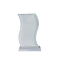 Water Ripple Coated Crystal Wave Pattern Crystal for Decor & Trophy-水波纹涂层水晶