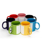 New Arrival 11oz Colored Sublimation Blank Ceramic Mug-11oz全彩局部马克杯