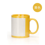 New Arrival 11oz Colored Sublimation Blank Ceramic Mug-11oz全彩局部马克杯