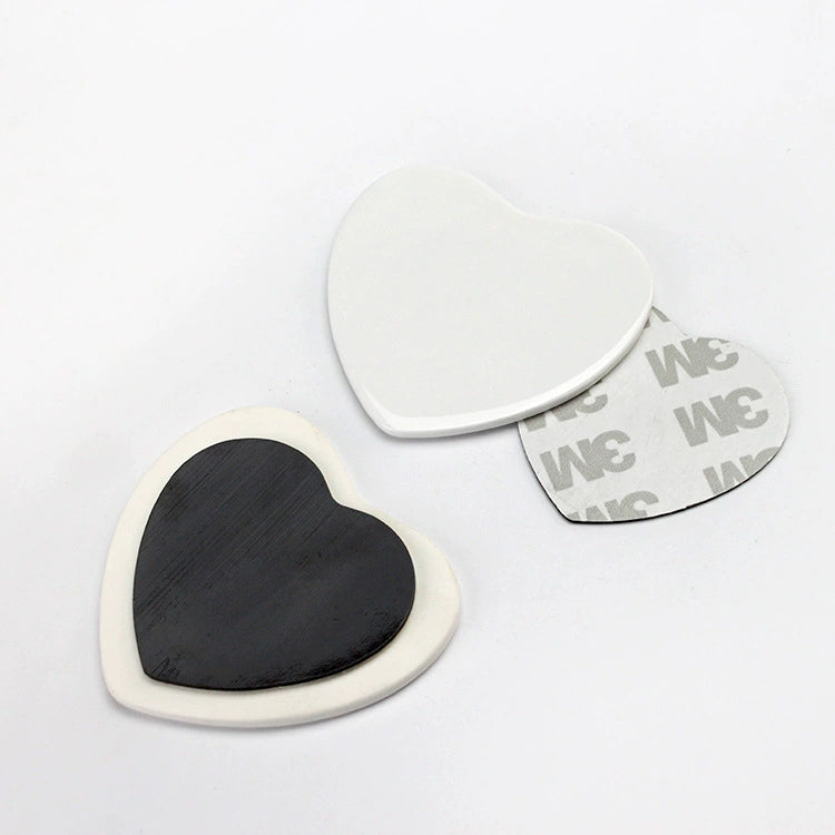 Heart Shaped Ceramic Fridge Magnets-心形陶瓷冰箱贴