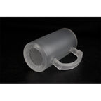 High Quality Customized Clear Color 16 Oz Sublimation Frosted Glass Beer Mug-16oz磨砂玻璃啤酒杯
