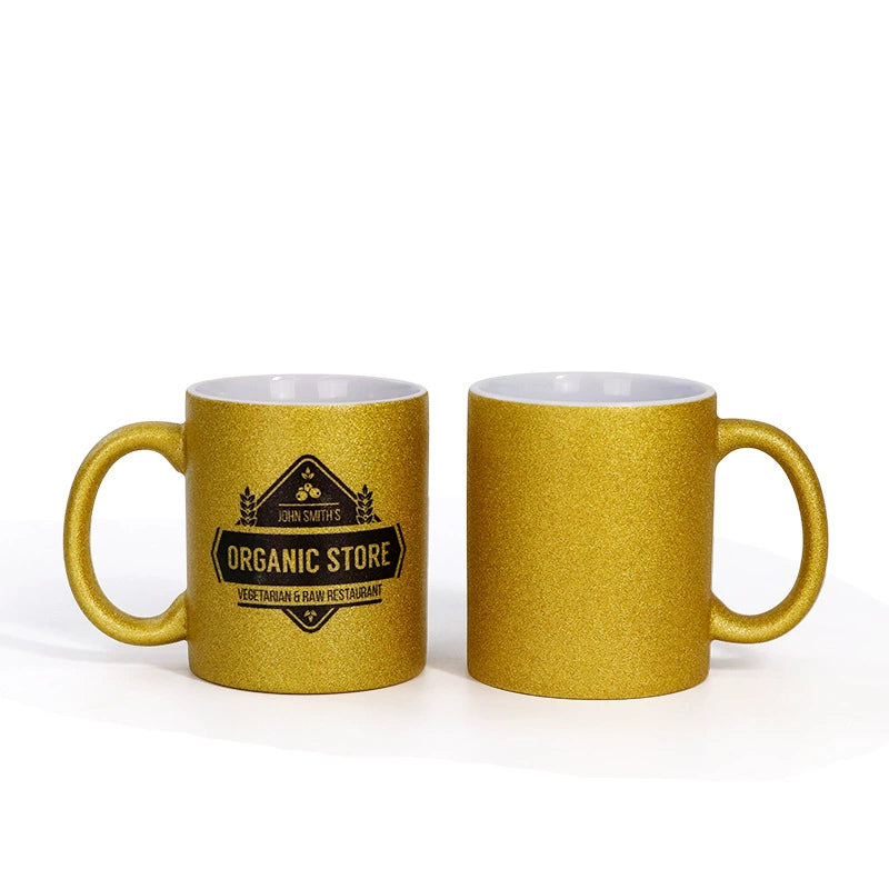 Customized 11oz Ceramic Mug Flash Sublimation Cup-11oz闪光陶瓷杯
