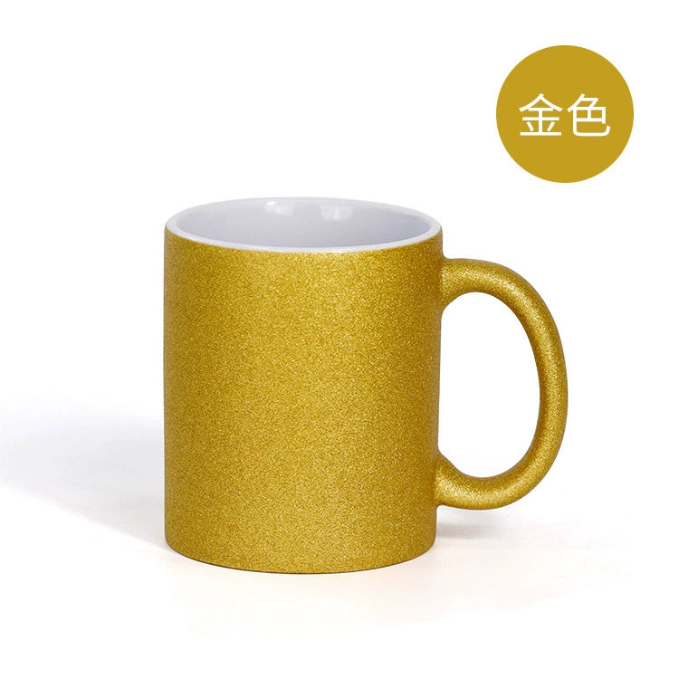 Customized 11oz Ceramic Mug Flash Sublimation Cup-11oz闪光陶瓷杯