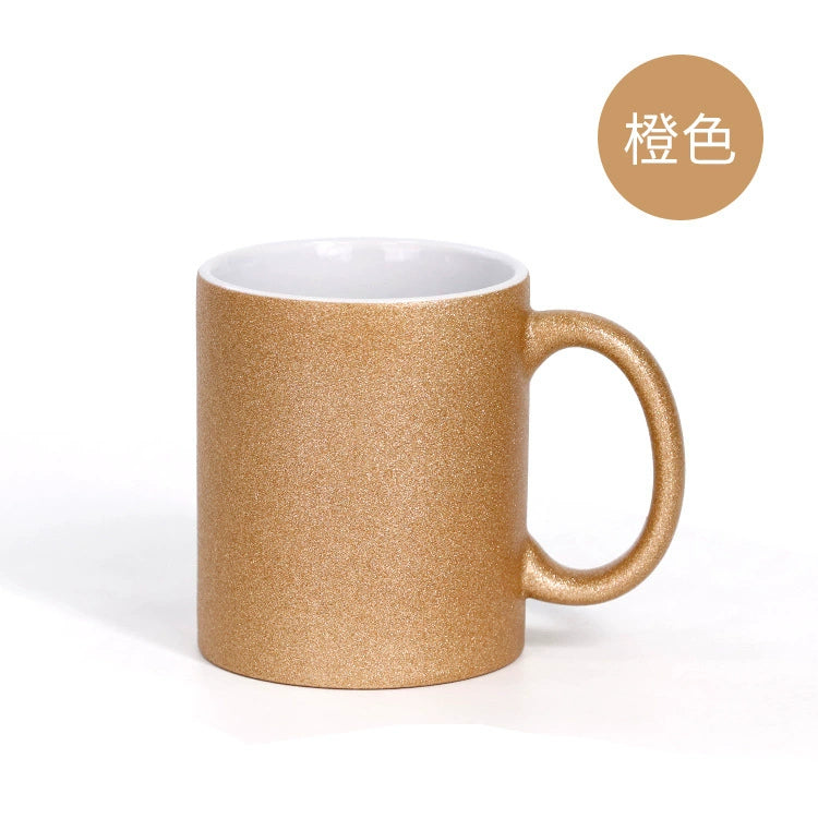 Customized 11oz Ceramic Mug Flash Sublimation Cup-11oz闪光陶瓷杯