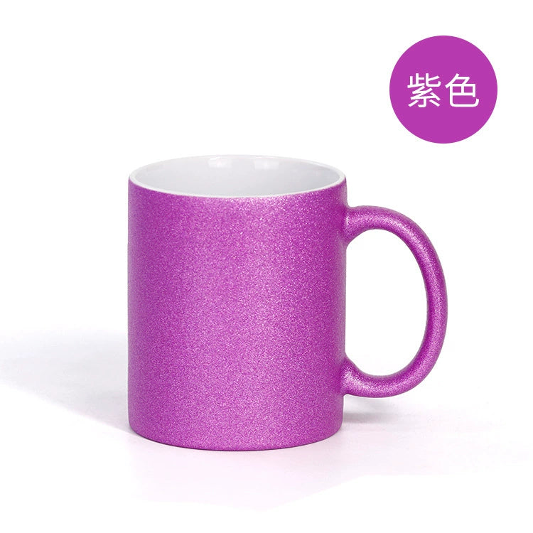 Customized 11oz Ceramic Mug Flash Sublimation Cup-11oz闪光陶瓷杯