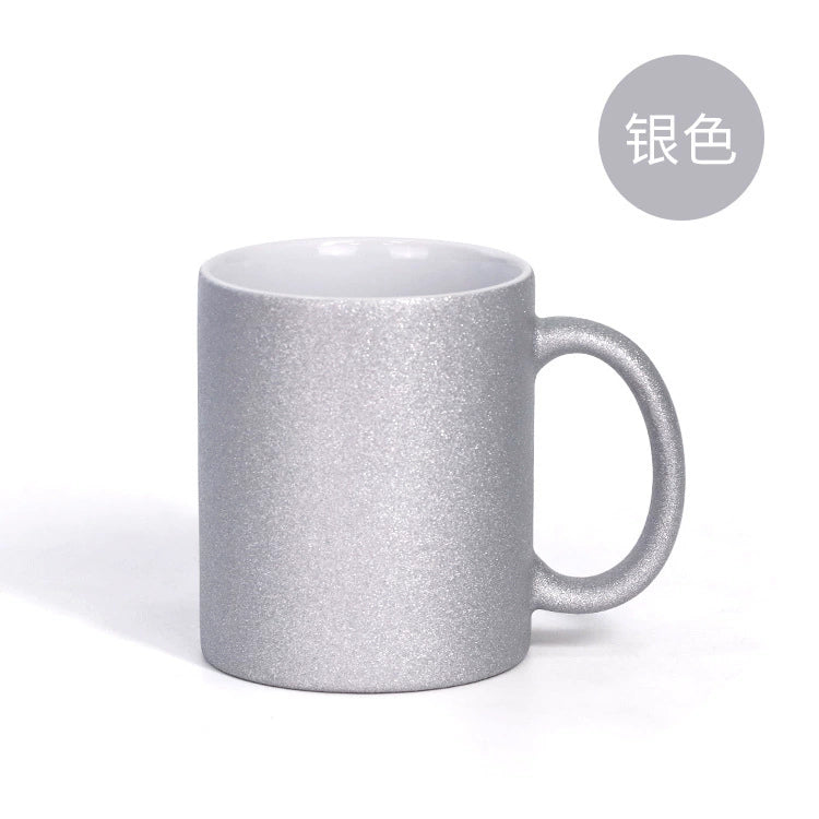 Customized 11oz Ceramic Mug Flash Sublimation Cup-11oz闪光陶瓷杯