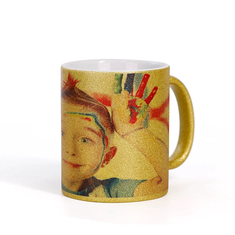 Customized 11oz Ceramic Mug Flash Sublimation Cup-11oz闪光陶瓷杯