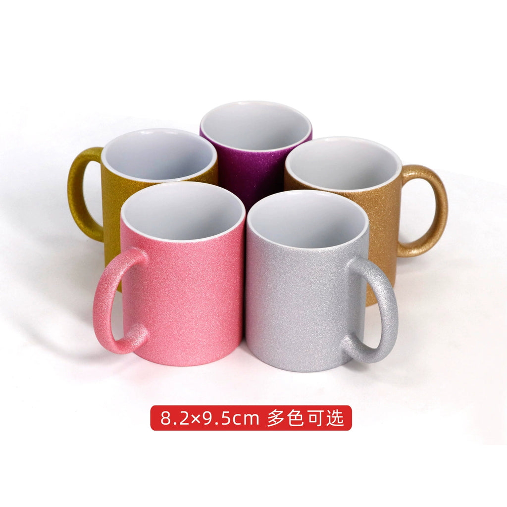 Customized 11oz Ceramic Mug Flash Sublimation Cup-11oz闪光陶瓷杯