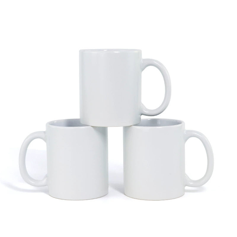 Customized Luminous 11oz Porcelain White Sublimation Mug-11oz全幅夜光陶瓷杯