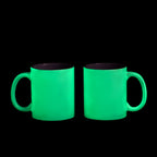 Customized Luminous 11oz Porcelain White Sublimation Mug-11oz全幅夜光陶瓷杯