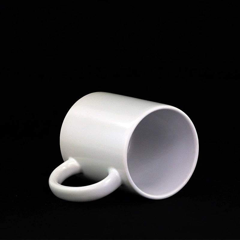 Customized Luminous 11oz Porcelain White Sublimation Mug-11oz全幅夜光陶瓷杯