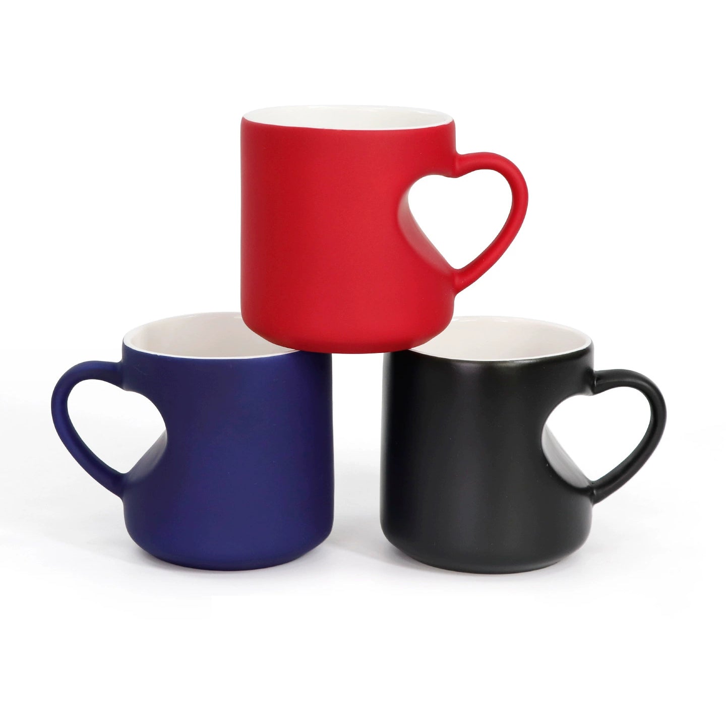 11oz Ceramic Color-Changing Heart Shape Mug-11oz桃心手把变色杯