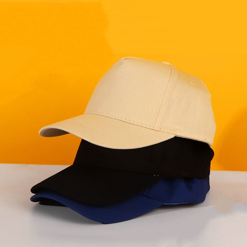 Heat transfer pure cotton five-panel baseball cap