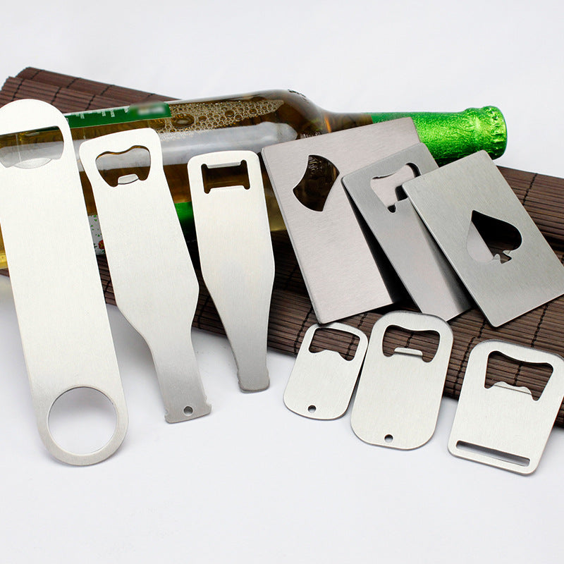 Credit Card Shaped Silver Stainless Steel Opener-银色不锈钢开瓶器（信用卡状）