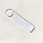 Long Bar White Stainless Steel Beer Bottle Opener-白色不锈钢开瓶器（长条状）