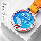 High-End Crystal Plaque and Medal Trophy-2-02款金属水晶挂牌