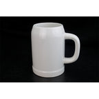 High Quality Customized white 20oz Sublimation Glass Beer Mug-20oz OK啤酒杯