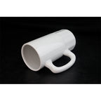 High Quality Customized white 20oz Sublimation Ceramic beer cup-20oz陶瓷啤酒杯